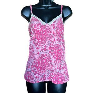 y2k victoria’s secret pink floral camisole M